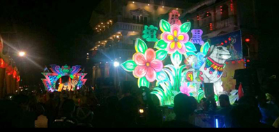  Dahsyatnya Festival Lampion Malam Cap Go Meh di Rohil